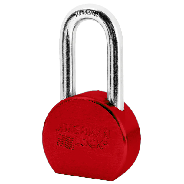 American Lock A701 2-1/2in (64mm) Solid Steel Rekeyable Padlock, Chrome Plated, with 2in (51mm) Shackle