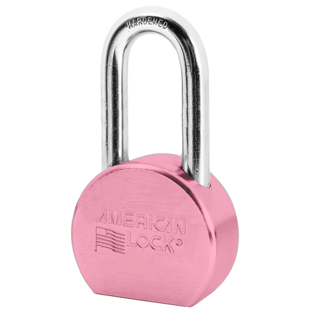 American Lock A701 2-1/2in (64mm) Solid Steel Rekeyable Padlock, Chrome Plated, with 2in (51mm) Shackle