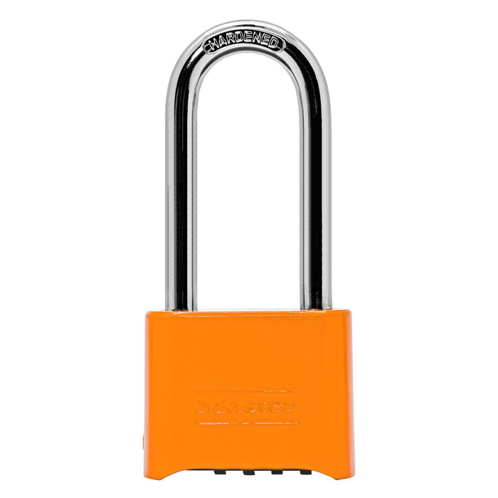 Master Lock 175LH 2 in (51mm) Wide Resettable Combination Brass Padlock with 2-1/4in (57mm) Shackle