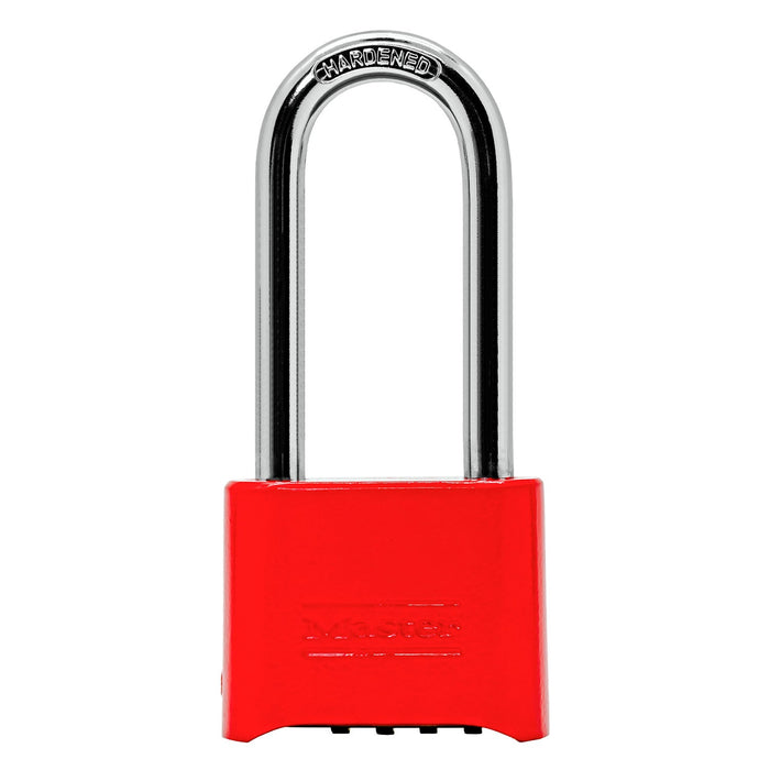 Master Lock 175LH 2 in (51mm) Wide Resettable Combination Brass Padlock with 2-1/4in (57mm) Shackle
