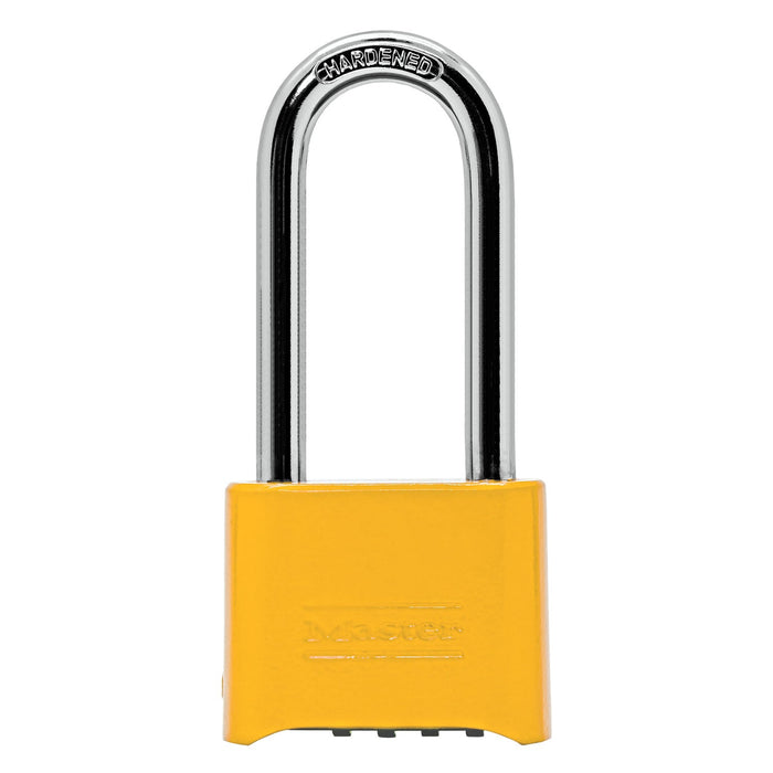 Master Lock 175LH 2 in (51mm) Wide Resettable Combination Brass Padlock with 2-1/4in (57mm) Shackle