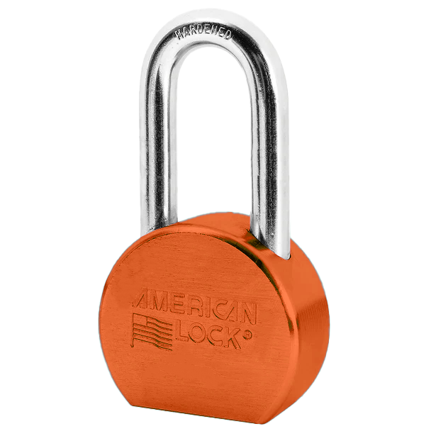 American Lock A701 2-1/2in (64mm) Solid Steel Rekeyable Padlock, Chrome Plated, with 2in (51mm) Shackle