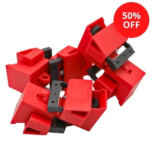 Master Lock 494 Safety Series Universal 480 & 600 Volt Circuit Breaker Lockout NIB-MasterLocks.com-494-MasterLocks.com