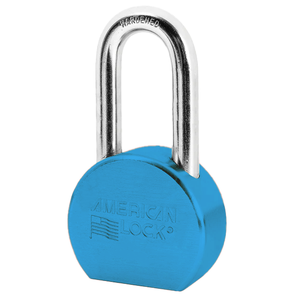American Lock A701 2-1/2in (64mm) Solid Steel Rekeyable Padlock, Chrome Plated, with 2in (51mm) Shackle