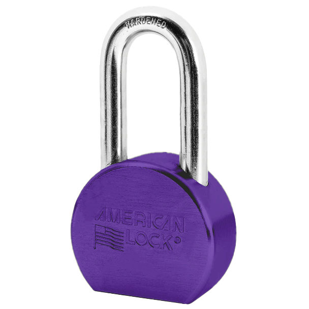 American Lock A701 2-1/2in (64mm) Solid Steel Rekeyable Padlock, Chrome Plated, with 2in (51mm) Shackle