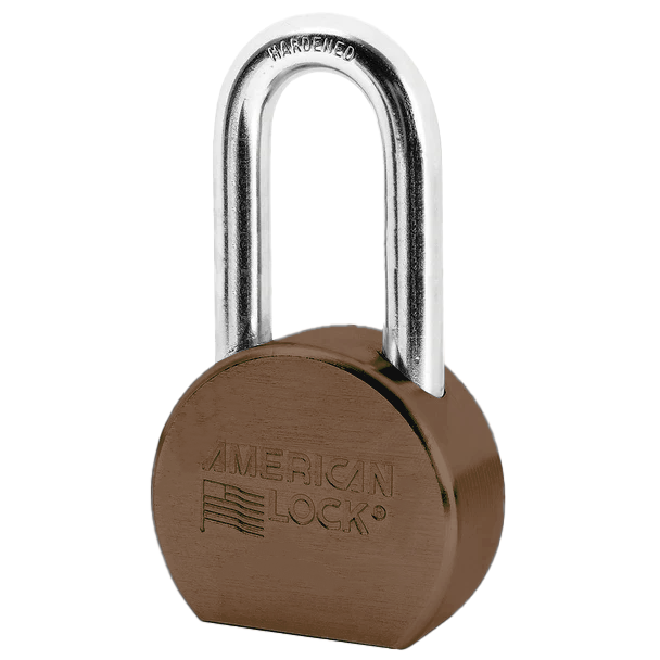 American Lock A701 2-1/2in (64mm) Solid Steel Rekeyable Padlock, Chrome Plated, with 2in (51mm) Shackle