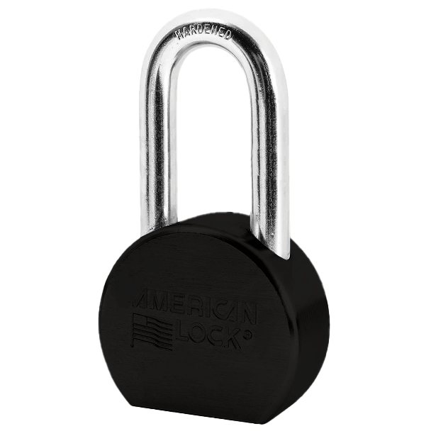 American Lock A701 2-1/2in (64mm) Solid Steel Rekeyable Padlock, Chrome Plated, with 2in (51mm) Shackle