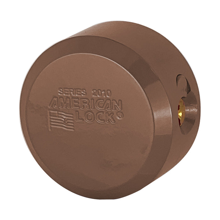 American Lock A2010 Solid Steel Rekeyable 6-Flat Back Hidden Shackle Padlock 2-7/8in (73mm) Wide