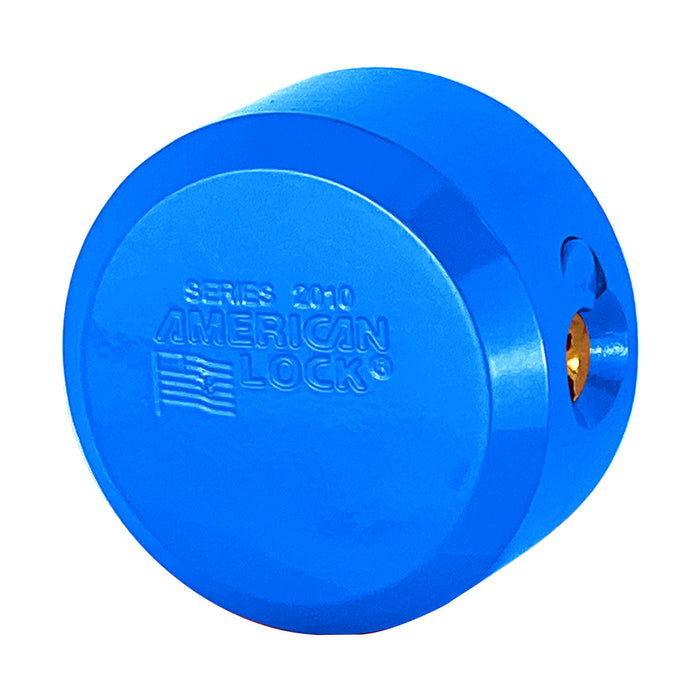 American Lock A2010 Solid Steel Rekeyable 6-Flat Back Hidden Shackle Padlock 2-7/8in (73mm) Wide