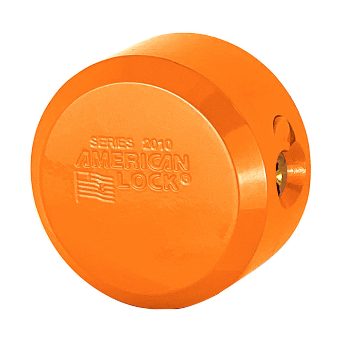 American Lock A2010 Solid Steel Rekeyable 6-Flat Back Hidden Shackle Padlock 2-7/8in (73mm) Wide