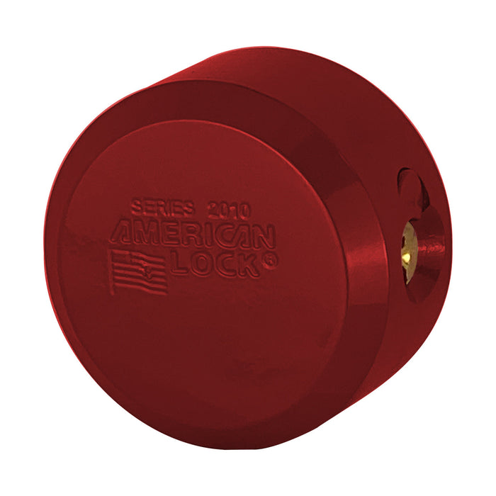 American Lock A2010 Solid Steel Rekeyable 6-Flat Back Hidden Shackle Padlock 2-7/8in (73mm) Wide