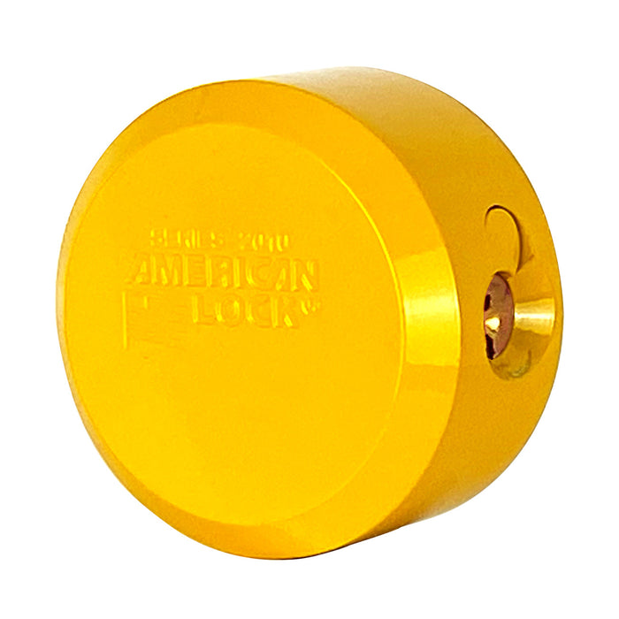 American Lock A2010 Solid Steel Rekeyable 6-Flat Back Hidden Shackle Padlock 2-7/8in (73mm) Wide