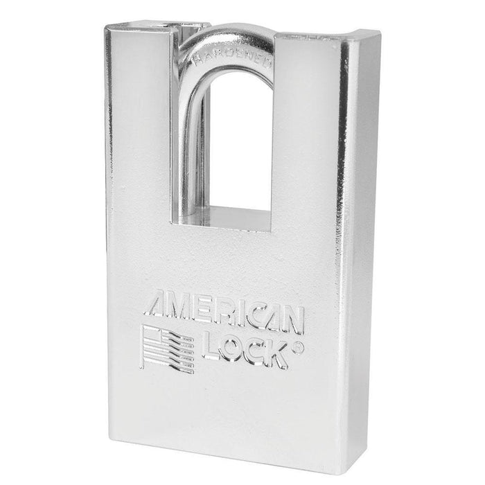 American Lock A5360 Shrouded Solid Steel Rekeyable Padlock 2in (51mm) Wide-Keyed-American Lock-Keyed Alike-A5360KA-MasterLocks.com