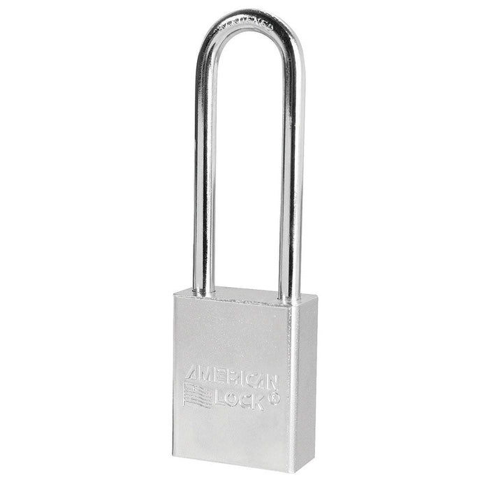 American Lock A6102 1-1/2in (38mm) Solid Steel Rekeyable 6-Padlock with 3in (76mm) Shackle-Keyed-American Lock-Keyed Alike-A6102KA-MasterLocks.com