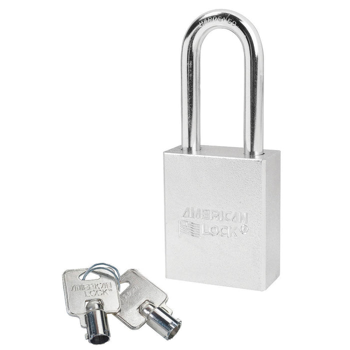American Lock A7201 1-3/4in (44mm) Solid Steel Rekeyable Tubular Cylinder Padlock with 2in (51mm) Shackle-Keyed-American Lock-Keyed Alike-A7201KA-MasterLocks.com