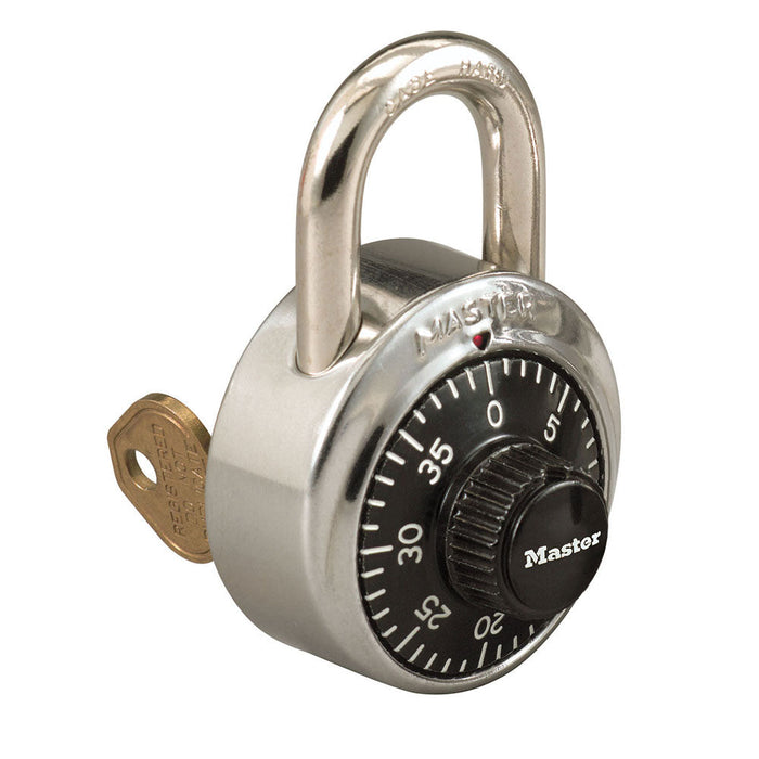 Master Lock 1525 General Security Combination Padlock with Key Control Feature 1-7/8in (48mm) Wide-1525-Master Lock-3/4in (19mm)-1525-MasterLocks.com