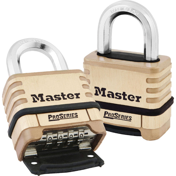 Master Lock 1175 ProSeries® Brass Resettable Combination Padlock