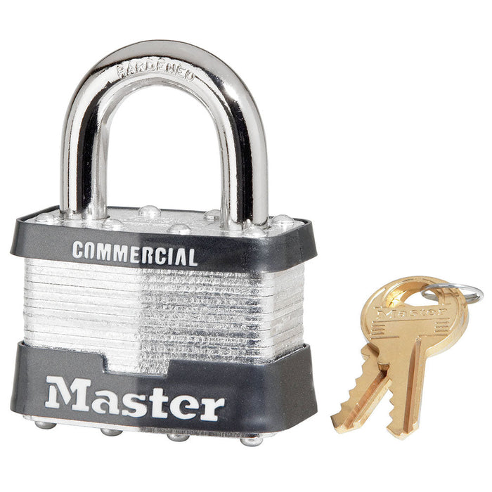 Master Lock 5 Laminated Steel Padlock 2in (51mm) Wide-Keyed-Master Lock-MasterLocks.com