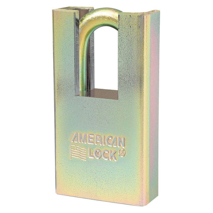 Master Lock A5200GLSHNKA Government Padlock, with Hidden Shackle and 1-1/8in (28mm) Tall Shackle-Keyed-American Lock-Keyed Alike-A5200GLSHNKA-MasterLocks.com