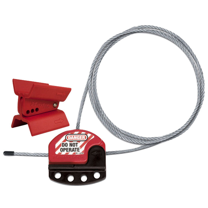 Master Lock S3921 Butterfly Valve Lockout Kit, Device and S806CBL3-Other Security Device-Master Lock-S3921-MasterLocks.com