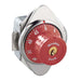 Master Lock 1654MD Built-In Combination Lock with Metal Dial for Horizontal Latch Box Lockers - Hinged on Right-Master Lock-Red-1654MDRED-MasterLocks.com