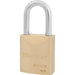 Master Lock 6840 ProSeries® Solid Brass Rekeyable Padlock 1-3/4in (44mm) Wide-Keyed-Master Lock-Keyed Different-1-9/16in (40mm)-6840LF-MasterLocks.com