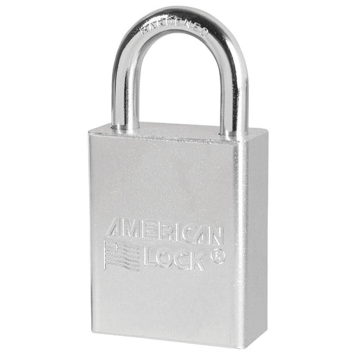 American Lock A6100 Solid Steel Rekeyable 6-Padlock 1-1/2in (38mm) Wide-Keyed-American Lock-Keyed Alike-A6100KA-MasterLocks.com