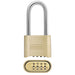 Master Lock 175DLHWD 2 in (51mm) Wide Resettable Combination Brass Padlock with 2-1/4in (57mm) Shackle-Combination-Master Lock-175DLHWD-MasterLocks.com