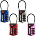 Master Lock 4697D Set Your Own Numeric Combination TSA-Accepted Luggage Lock with Flexible Shackle; Assorted Colors 1-3/8in (36mm) Wide-Combination-Master Lock-4697D-MasterLocks.com