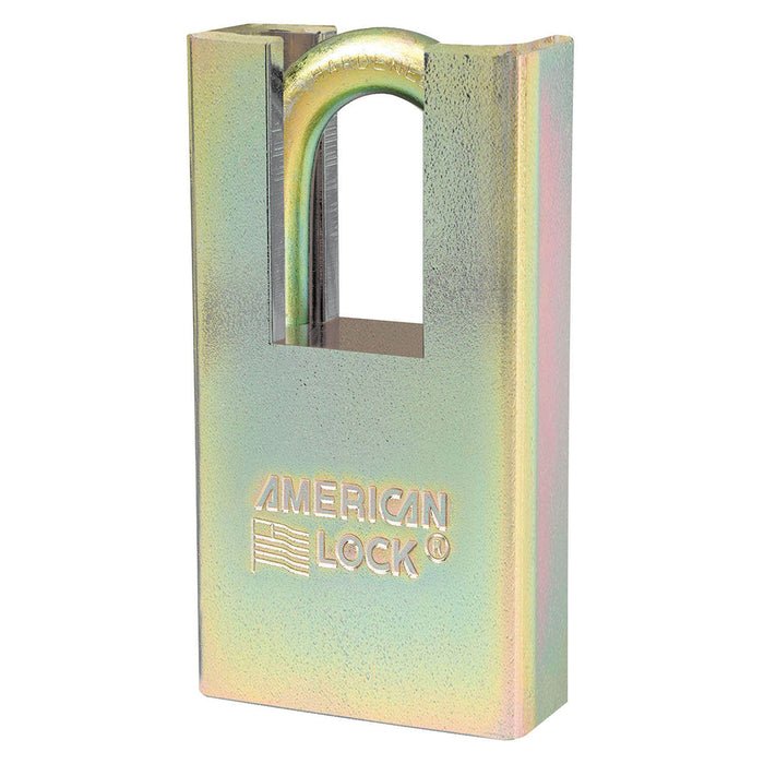 Master Lock A5200GLSHNKA Government Padlock, with Hidden Shackle and 1-1/8in (28mm) Tall Shackle-Keyed-American Lock-Keyed Different-A5200GLSHN-MasterLocks.com