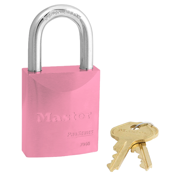 Pink padlock best sale with key