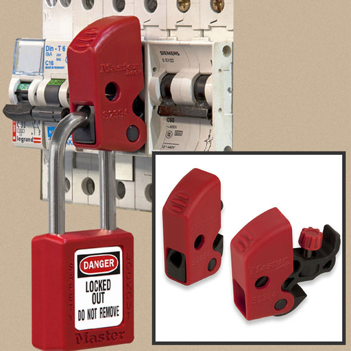 Master Lock S2394 Miniature Circuit Breaker Lockout, Tool Free Universal Fit-Other Security Device-Master Lock-S2394-MasterLocks.com