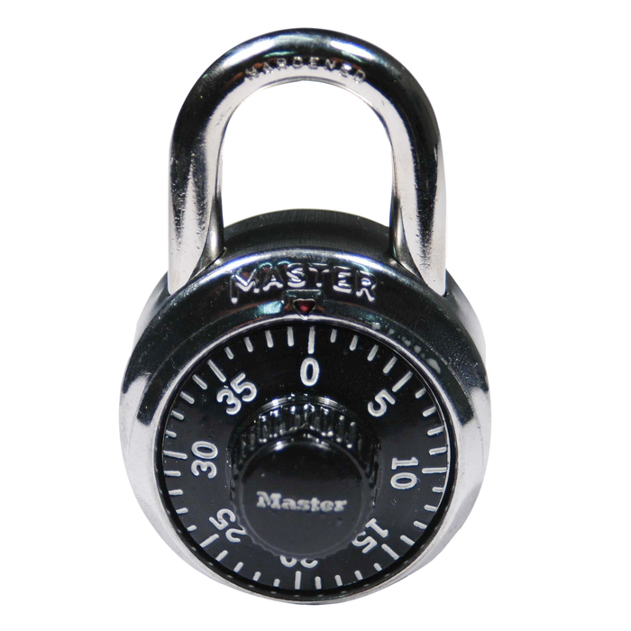 Master Lock 1502KA General Security Combination Padlock 1-7/8in (48mm) Wide (Combination: 34-16-06)-1502-Master Lock-3/4in (19mm)-1502KA-MasterLocks.com