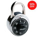 Master Lock 1502KA General Security Combination Padlock 1-7/8in (48mm) Wide (Combination: 34-16-06)-1502-Master Lock-3/4in (19mm)-1502KA-MasterLocks.com