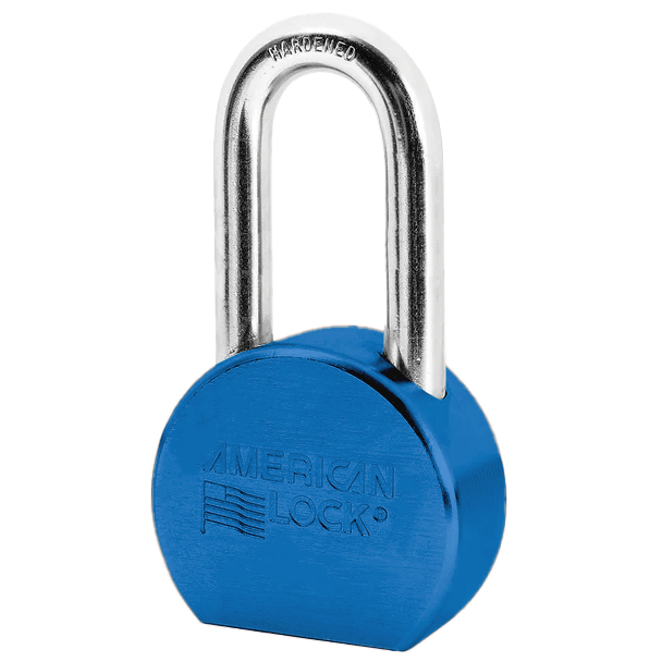 American Lock A701 2-1/2in (64mm) Solid Steel Rekeyable Padlock, Chrome Plated, with 2in (51mm) Shackle