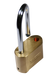 Master Lock 175LH 2 in (51mm) Wide Resettable Combination Brass Padlock with 2-1/4in (57mm) Shackle-Combination-Master Lock-175LH-MasterLocks.com