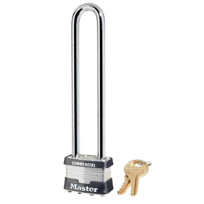 Master Lock 1 Laminated Steel Padlock 1-3/4in (44mm) Wide-Keyed-Master Lock-Steel-Keyed Alike-1KALN-MasterLocks.com