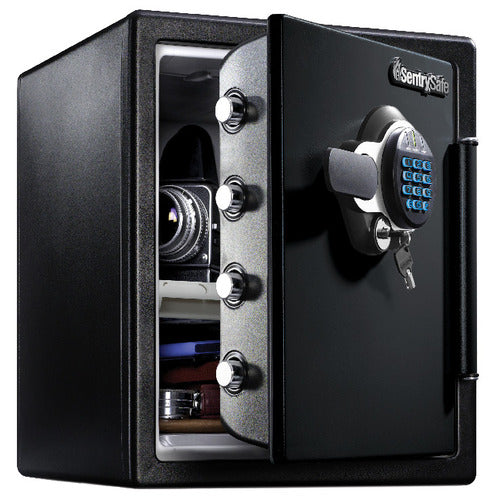 Sentry® Safe SFW123GTC Fire Water Safe, Digital Lock w/ Backlit Keypad/Dual Key, Tray, Bolt Down Kit, Light, 1.2 cu. ft.-Master Lock-SFW123GTC-MasterLocks.com