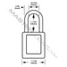 Master Lock 410COV Padlock with Plastic Cover 1-1/2in (38mm) wide-Master Lock-MasterLocks.com