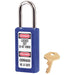 Master Lock 411AST Multicolored 8-Pack of Zenex™ Thermoplastic Safety Padlock, 1-1/2in (38mm) Wide with 1-1/2in (38mm) Tall Shackle-Keyed-Master Lock-411AST-MasterLocks.com