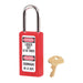 Master Lock 411AST Multicolored 8-Pack of Zenex™ Thermoplastic Safety Padlock, 1-1/2in (38mm) Wide with 1-1/2in (38mm) Tall Shackle-Keyed-Master Lock-411AST-MasterLocks.com