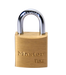 Master Lock 4120 V-Line Brass Padlock 3/4in (19mm) Wide-Keyed-Master Lock-MasterLocks.com