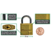 Master Lock 4130 V-Line Brass Padlock 1-1/8in (29mm) Wide-Keyed-Master Lock-MasterLocks.com