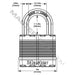 Master Lock M5 2in (51mm) Wide Magnum® Laminated Steel Padlock-Master Lock-MasterLocks.com