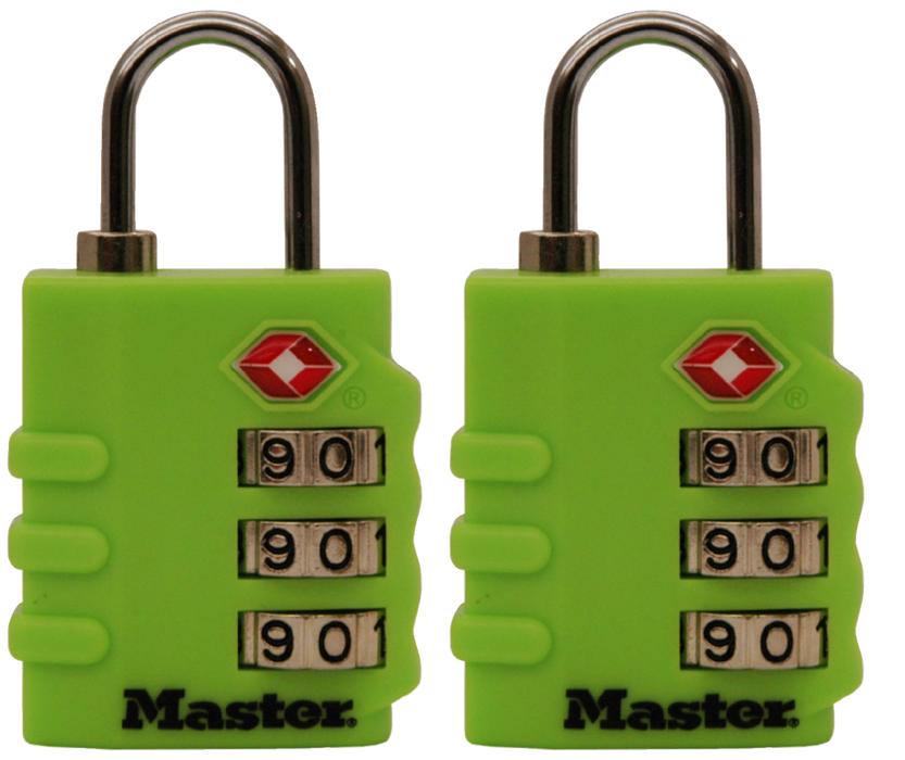 Master Lock 4684T Set Your Own Combination TSA-Accepted Luggage Lock 2 Pack 1-3/8in (35mm) Wide-Combination-Master Lock-4684T-MasterLocks.com