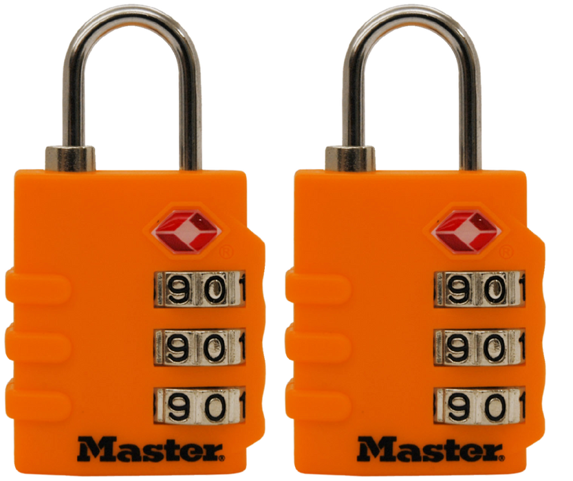 Master Lock 4684T Set Your Own Combination TSA-Accepted Luggage Lock 2 Pack 1-3/8in (35mm) Wide-Combination-Master Lock-4684T-MasterLocks.com