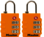 Master Lock 4684T Set Your Own Combination TSA-Accepted Luggage Lock 2 Pack 1-3/8in (35mm) Wide-Combination-Master Lock-4684T-MasterLocks.com