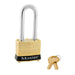 Master Lock 4 Laminated Brass Padlock 1-9/16in (40mm) Wide-Keyed-Master Lock-Black-Keyed Alike-4KALHBLK-MasterLocks.com