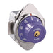 Master Lock 1652MD Built-In Combination Lock with Green Metal Dial Single Point Latch Lockers - Hinged on Right-Master Lock-Purple-1652MDPRP-MasterLocks.com
