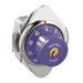 Master Lock 1654MD Built-In Combination Lock with Metal Dial for Horizontal Latch Box Lockers - Hinged on Right-Master Lock-Purple-1654MDPRP-MasterLocks.com